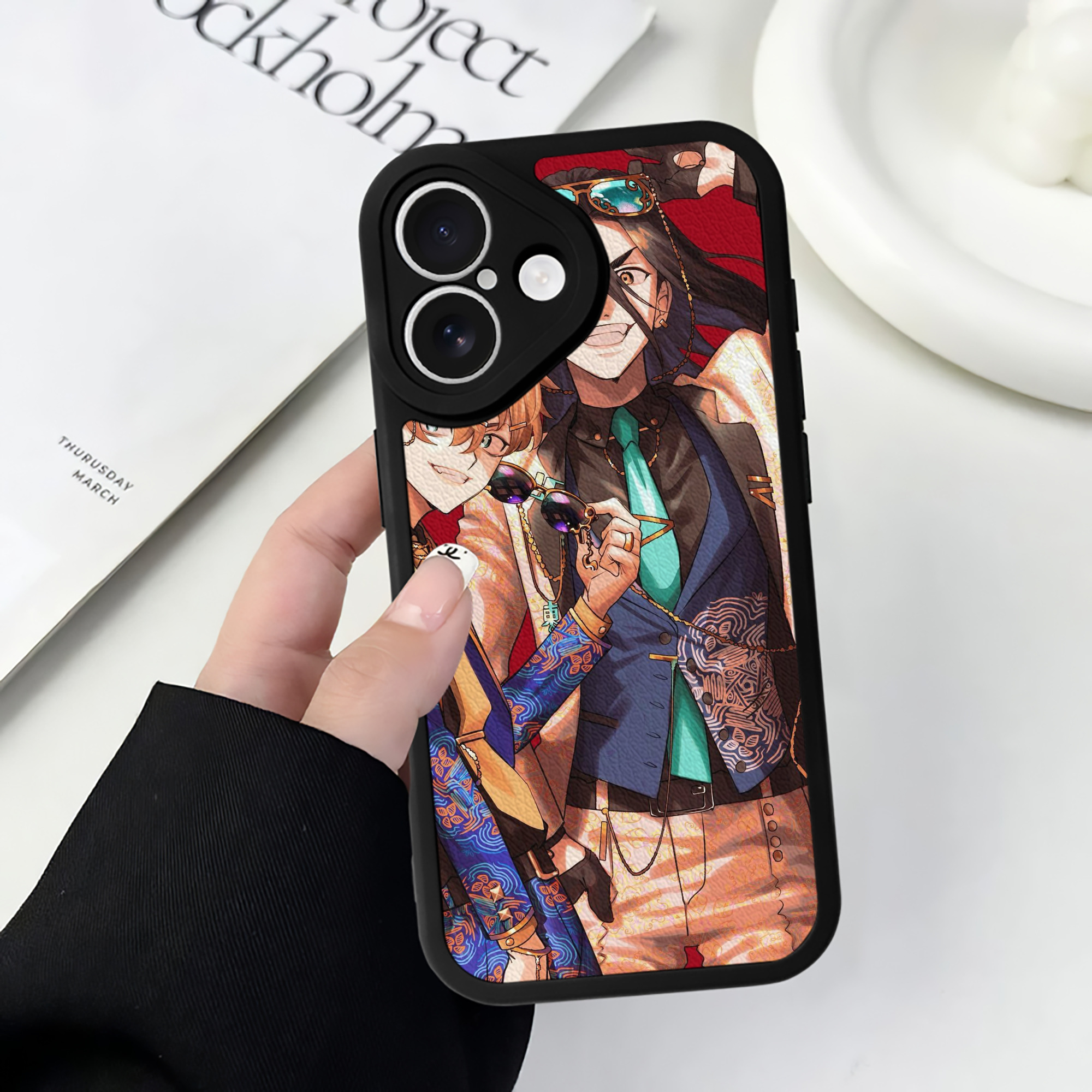 （画像用） 東京リベンジャーズ Tokyo Revengers 【iPhone 16シリーズ対応】シリコンスマホケース（レザー調） 材質：シリコン
